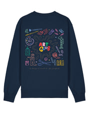 Art Club Printed Organic Cotton Sweatshirt