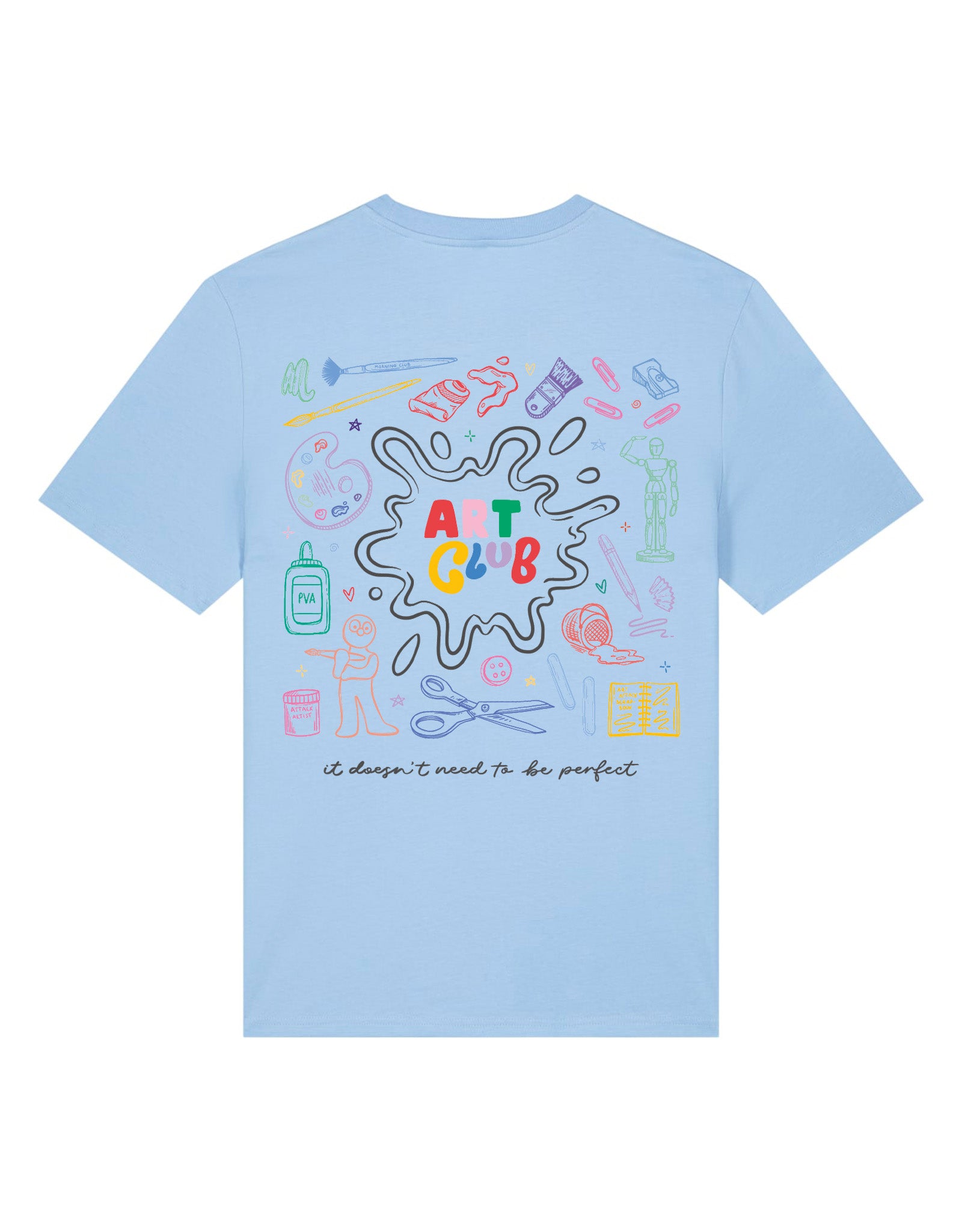 Art Club Printed Organic Cotton T-Shirt