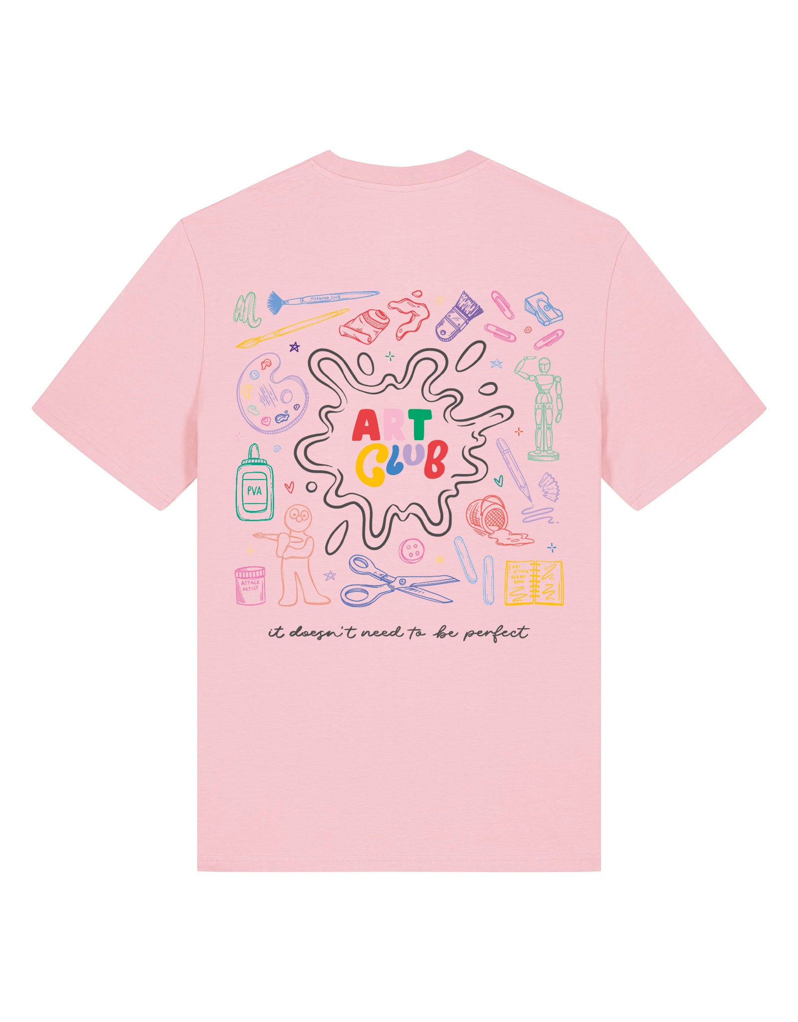 Art Club Printed Organic Cotton T-Shirt