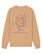 Art Club Printed Organic Cotton Sweatshirt