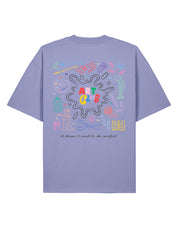 Art Club Printed Oversized Organic Cotton Tee