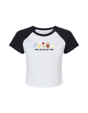 Beauty & Beast Embroidered Micro Rib Baby Tee