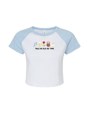 Beauty & Beast Embroidered Micro Rib Baby Tee
