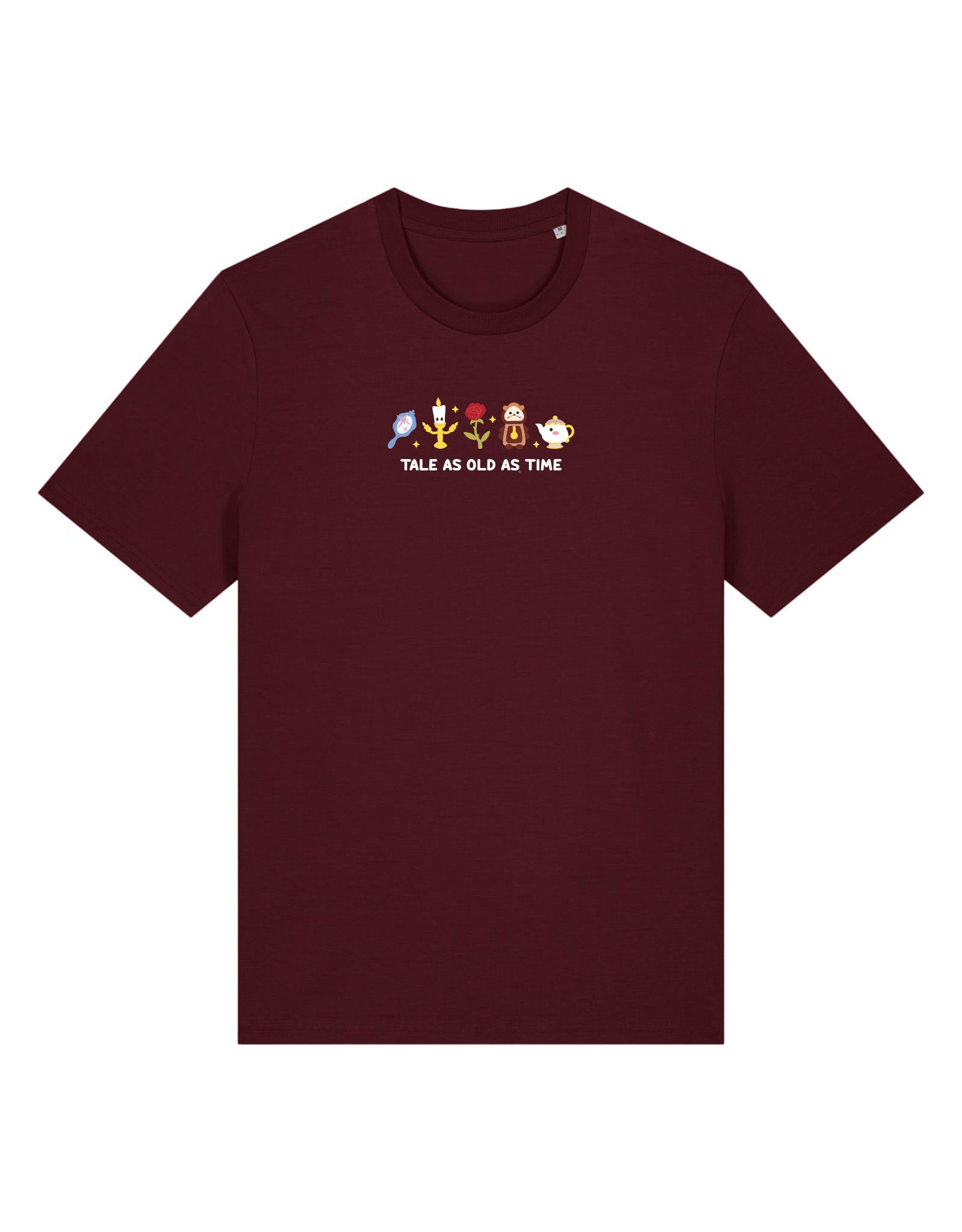 Beauty & Beast Embroidered Organic Cotton T-Shirt