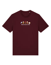 Beauty & Beast Embroidered Organic Cotton T-Shirt