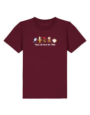 Beauty & Beast Embroidered Organic Cotton Childrens T-Shirt