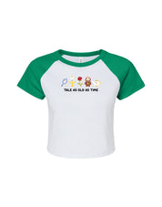 Beauty & Beast Embroidered Micro Rib Baby Tee