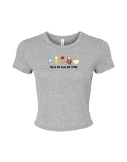 Beauty & Beast Embroidered Micro Rib Baby Tee