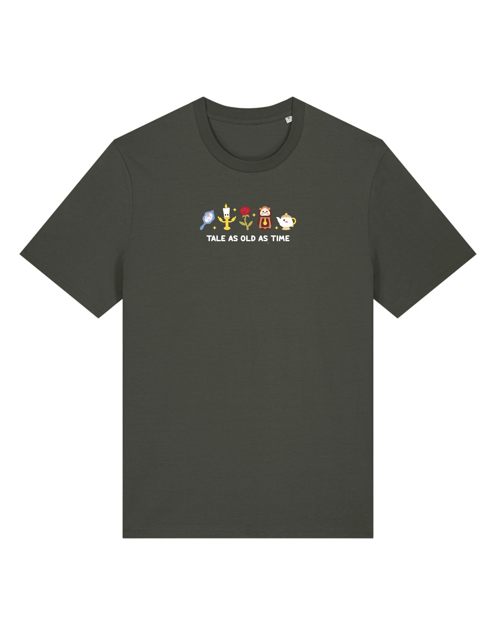 Beauty & Beast Embroidered Organic Cotton T-Shirt