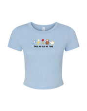 Beauty & Beast Embroidered Micro Rib Baby Tee