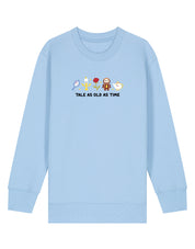 Beauty & Beast Embroidered Organic Cotton Childrens Sweatshirt