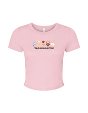 Beauty & Beast Embroidered Micro Rib Baby Tee