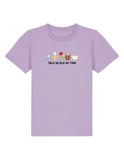 Beauty & Beast Embroidered Organic Cotton Childrens T-Shirt