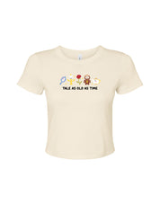 Beauty & Beast Embroidered Micro Rib Baby Tee