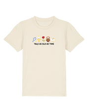 Beauty & Beast Embroidered Organic Cotton Childrens T-Shirt