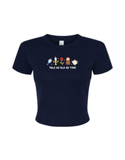 Beauty & Beast Embroidered Micro Rib Baby Tee