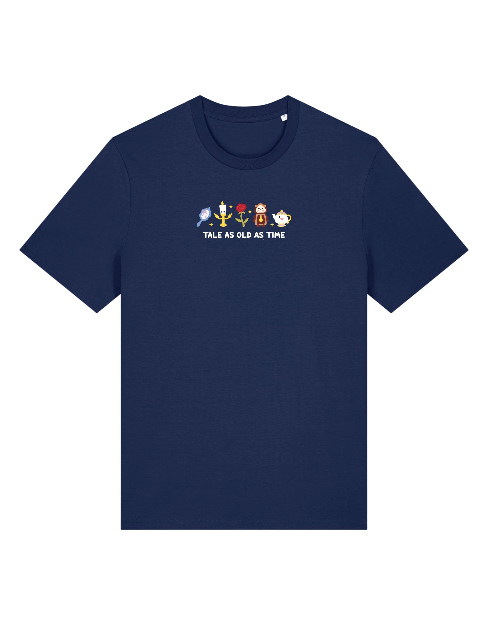 Beauty & Beast Embroidered Organic Cotton T-Shirt