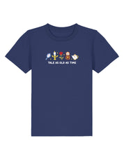 Beauty & Beast Embroidered Organic Cotton Childrens T-Shirt