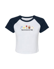 Beauty & Beast Embroidered Micro Rib Baby Tee