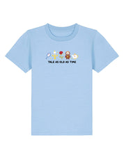 Beauty & Beast Embroidered Organic Cotton Childrens T-Shirt