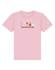 Beauty & Beast Embroidered Organic Cotton Childrens T-Shirt