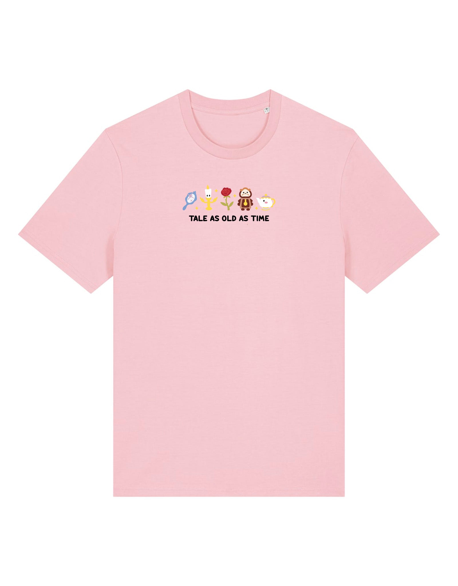 Beauty & Beast Embroidered Organic Cotton T-Shirt