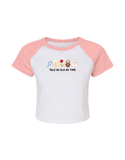 Beauty & Beast Embroidered Micro Rib Baby Tee