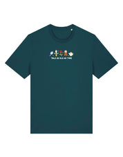 Beauty & Beast Embroidered Organic Cotton T-Shirt