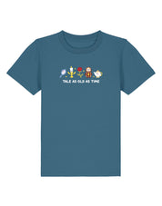 Beauty & Beast Embroidered Organic Cotton Childrens T-Shirt