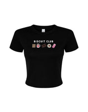 Biscuit Club Embroidered Micro Rib Baby Tee