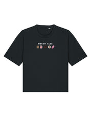 Biscuit Club Embroidered Boxy Organic Cotton Tee