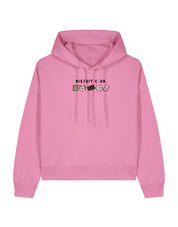 Biscuit Club Embroidered Boxy Organic Cotton Hoodie