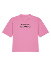 Biscuit Club Embroidered Boxy Organic Cotton Tee