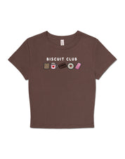 Biscuit Club Embroidered Micro Rib Baby Tee