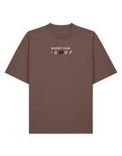 Biscuit Club Embroidered Oversized Organic Cotton Tee