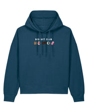 Biscuit Club Embroidered Boxy Organic Cotton Hoodie