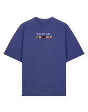 Biscuit Club Embroidered Oversized Organic Cotton Tee