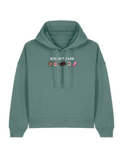Biscuit Club Embroidered Boxy Organic Cotton Hoodie