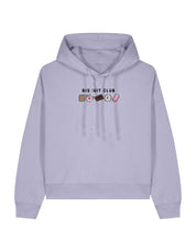 Biscuit Club Embroidered Boxy Organic Cotton Hoodie