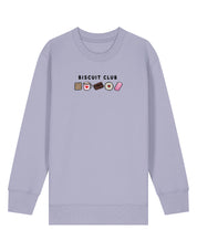 Biscuit Club Embroidered Organic Cotton Childrens Sweatshirt