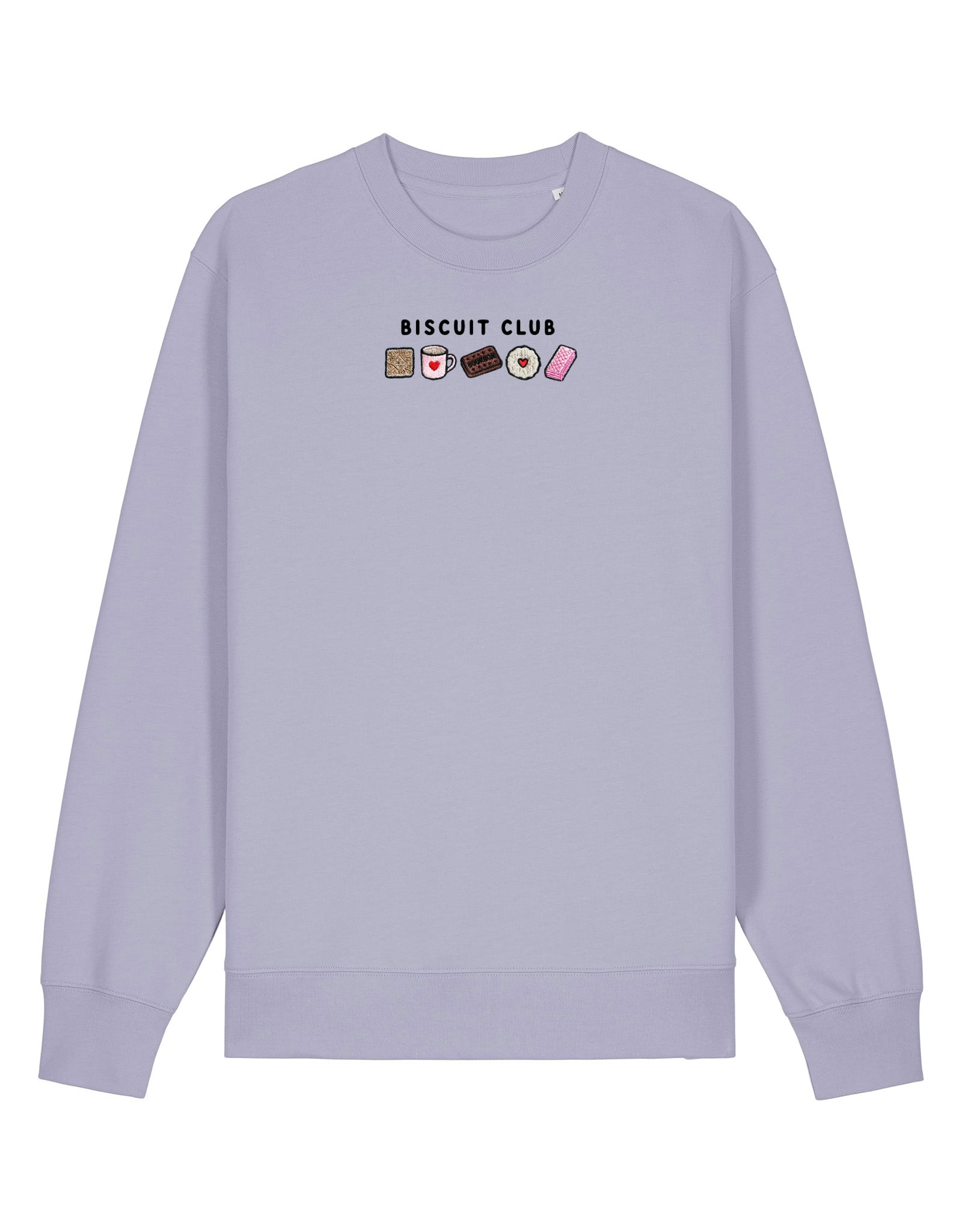 Biscuit Club Embroidered Organic Cotton Sweatshirt