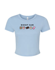 Biscuit Club Embroidered Micro Rib Baby Tee
