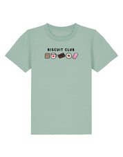 Biscuit Club Embroidered Organic Cotton Childrens T-Shirt