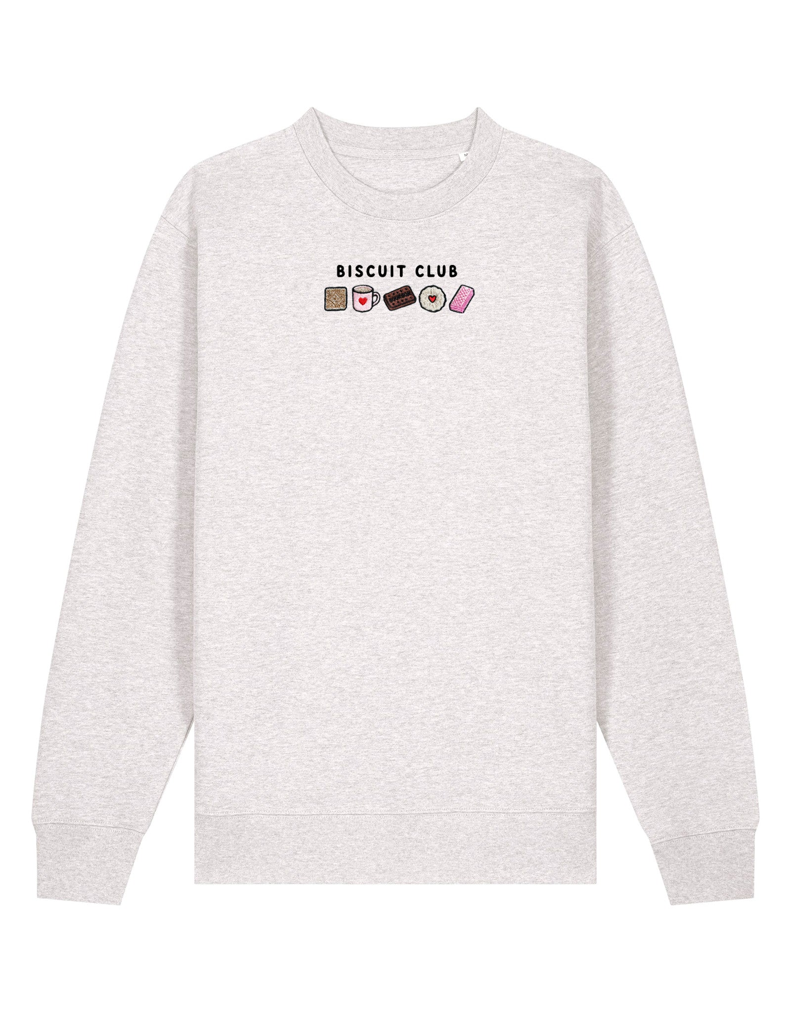 Biscuit Club Embroidered Organic Cotton Sweatshirt