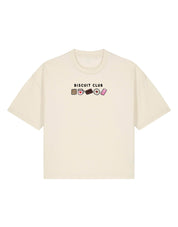 Biscuit Club Embroidered Boxy Organic Cotton Tee