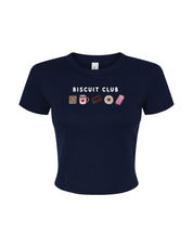 Biscuit Club Embroidered Micro Rib Baby Tee