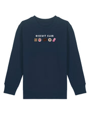 Biscuit Club Embroidered Organic Cotton Childrens Sweatshirt