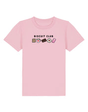 Biscuit Club Embroidered Organic Cotton Childrens T-Shirt