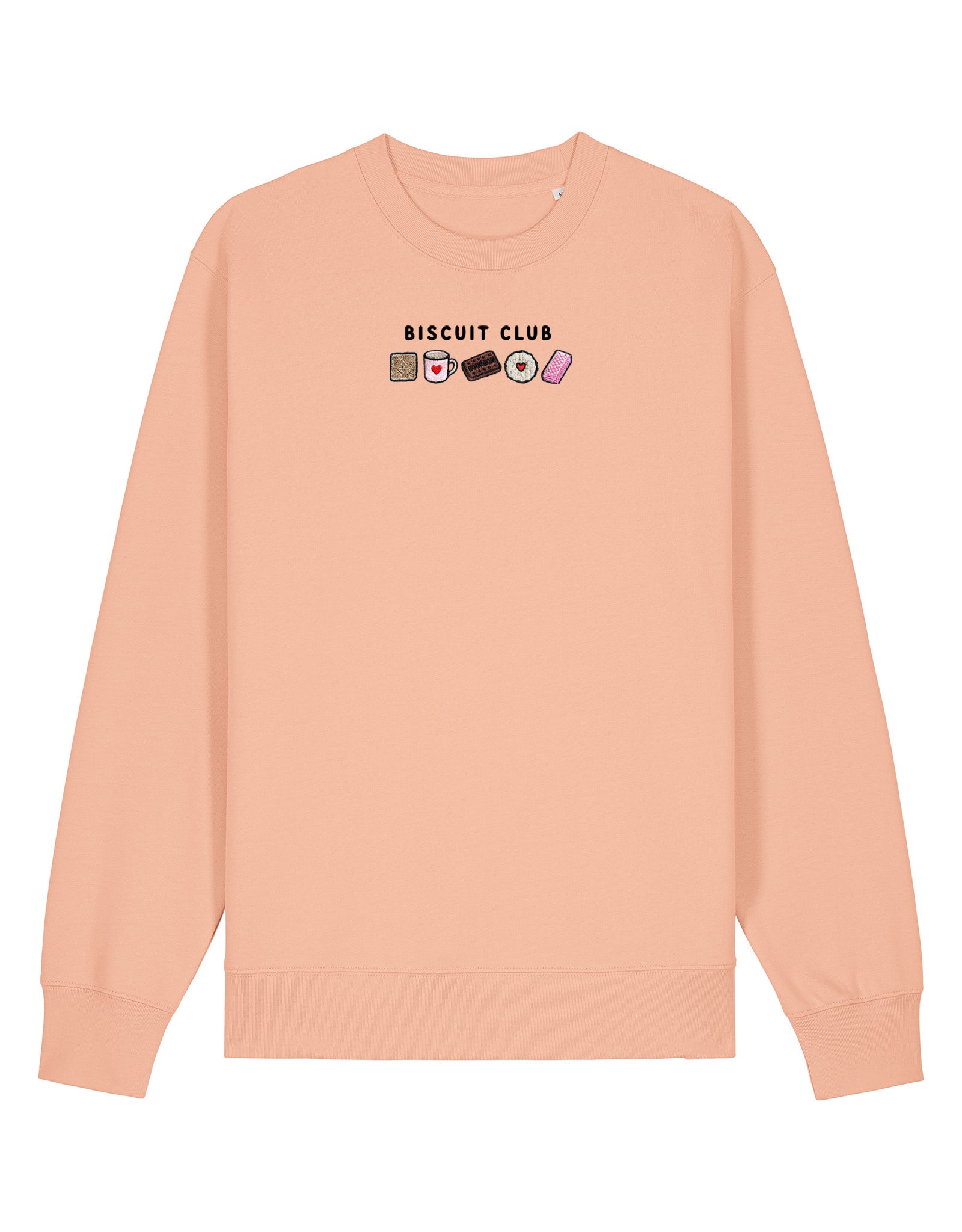 Biscuit Club Embroidered Organic Cotton Sweatshirt