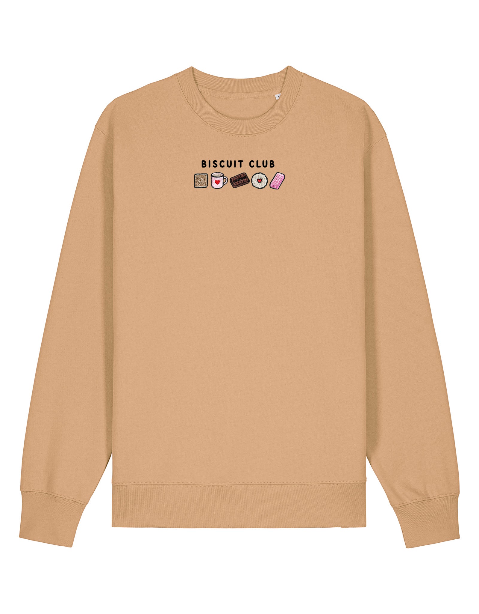 Biscuit Club Embroidered Organic Cotton Sweatshirt